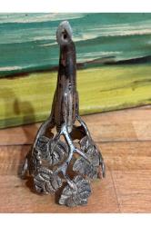 Osmanlı dönemi tuğralı gümüş gülabdan 19 cm boyunda 222 gram ağırlığında