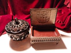 İŞ BANKASI OLDUKÇA ESKİ KUSURSUZ CAM ŞEKERLİĞİ VE SİGARALIĞI BİR ARADA