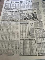 SABAH EKONOMİ GAZETESİ SABAH DOĞUM GÜNÜ GAZETESİ - 21mayıs 1992 - Borsa-Döviz-Yatırımcının borsa günlüğü-Yatırım fonları-Cebinizdeki paranın seyir defteri-SSKyı içten de vurmuşlar - adil Korkut - Osman ulagay- imren Aykut- Murat arın - şişe cam ödülü vakkonun - ihale kanunu değişiyor - nedim Özkan - Japonlar tekstilcilere makina satma çabasında - Bora paran - asil nadir- meral tamer - tamek holding petrolcülüğe girdi - emlak bankası