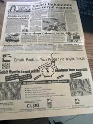 SABAH EKONOMİ GAZETESİ SABAH DOĞUM GÜNÜ GAZETESİ - 21mayıs 1992 - Borsa-Döviz-Yatırımcının borsa günlüğü-Yatırım fonları-Cebinizdeki paranın seyir defteri-SSKyı içten de vurmuşlar - adil Korkut - Osman ulagay- imren Aykut- Murat arın - şişe cam ödülü vakkonun - ihale kanunu değişiyor - nedim Özkan - Japonlar tekstilcilere makina satma çabasında - Bora paran - asil nadir- meral tamer - tamek holding petrolcülüğe girdi - emlak bankası