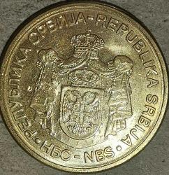 SIRBİSTAN  2010   5 DİNAR