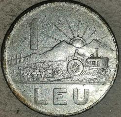 ROMANYA 1966  1 LEU