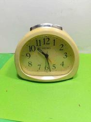 MS11-----ESKİ JAPON SEIKO PİLLİ MASA SAATİ--ÇALIŞIYOR