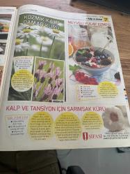 HÜRRİYET GAZETESİ HÜRRİYET KELEBEK 2 GAZETESİ DOĞUM GÜNÜ GAZETESİ -25 ŞUBAT  2016 -KALP DAMAR DEPRESYON VE TİROİT İÇİN ŞİFALI YEMEKLER - Ahmet maranki - depresyon nedir - sarı kantaron - tutmaç çorbası - lavanta şerbeti - stres için kür - zeytinyağlı taze fasulye - düzenli beslenme ve stressiz yaşam - alıç bitkisi ve çiçeği - balık çorbası - balkabağı tatlısı - meyveli yulaf ezmesi - kozmik kalp damar kürü - kalp ve tansiyon için sarımsak kürü - dereotu çorbası - dereotu salatası