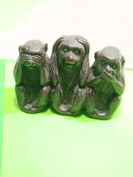 K123-----SENTETİK MALZEME ÜÇ MAYMUN BİBLO