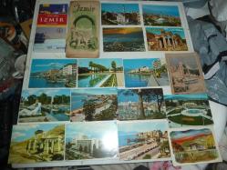 İZMİR KARTPOSTAL LOTU 150 ADET 2.EL KULLANILMIŞ+ÜCRETSİZ KARGO