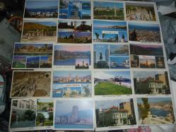 İZMİR KARTPOSTAL LOTU 150 ADET 2.EL KULLANILMIŞ+ÜCRETSİZ KARGO