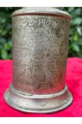 Fransız pirinç antika gaz lambası 26 cm boyunda