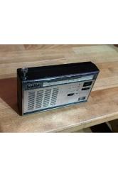 sanyo el radyosu - fm yoktur - çalışır durumda - deri kılıfında