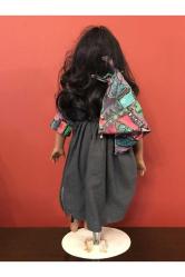 Avrupa porselen bebek 56 cm boyunda - serçe parmağı kırıktır