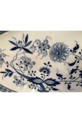 Alman hutschenreuther Porselen dekoratif veya sunum tabağı 43 cm 30,5 cm ölçülerinde