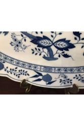 Alman hutschenreuther Porselen dekoratif veya sunum tabağı 43 cm 30,5 cm ölçülerinde