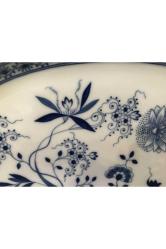 Alman hutschenreuther Porselen dekoratif veya sunum tabağı 43 cm 30,5 cm ölçülerinde