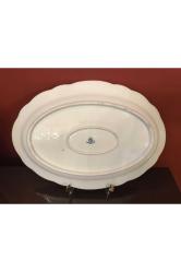 Alman hutschenreuther Porselen dekoratif veya sunum tabağı 43 cm 30,5 cm ölçülerinde