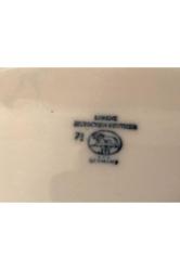 Alman hutschenreuther Porselen dekoratif veya sunum tabağı 43 cm 30,5 cm ölçülerinde