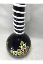 Opalin El yapımı vazo 23 cm boyunda