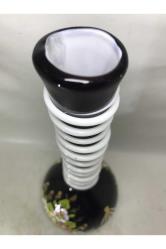 Opalin El yapımı vazo 23 cm boyunda