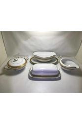 Japon Noritake Goldridge Porselen Kahvaltılık Seti