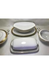 Japon Noritake Goldridge Porselen Kahvaltılık Seti
