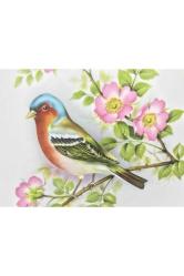 alman kaiser kuş resimli duvar tabağı 20 cm çapında