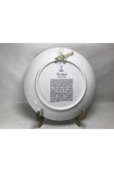 alman kaiser kuş resimli duvar tabağı 20 cm çapında