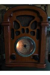 26 Cm Boyunda Ahşap Kasalı Alman Katedral Radyo