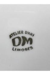 24 Cm Çapında Limoges Porselen Duvar Tabağı