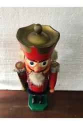 37 Cm Boyunda Ahşap Avrupa El Boyama Fındıkkıran