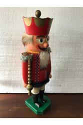 37 Cm Boyunda Ahşap Avrupa El Boyama Fındıkkıran