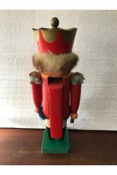 37 Cm Boyunda Ahşap Avrupa El Boyama Fındıkkıran