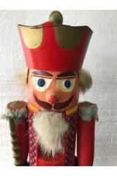 37 Cm Boyunda Ahşap Avrupa El Boyama Fındıkkıran