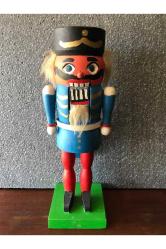 32 Cm Boyunda Ahşap Avrupa El Boyaması Fındıkkıran