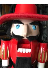 43 Cm Boyunda Avrupa Ahşap El Boyama Fındıkkıran