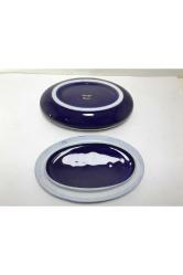 12 Cm Boyunda Fransız Limoges Kobalt Mavisi Bonboniyer