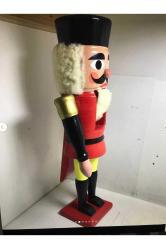 32,5 Cm Boyunda Ahşap El Boyaması Avrupa Fındıkkıran