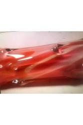 Murano Vazo 27 Cm Yüksekliğinde 9 Cm Çapında 1 Kilo 900 Gram Ağırlığında