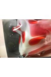 Murano Vazo 27 Cm Yüksekliğinde 9 Cm Çapında 1 Kilo 900 Gram Ağırlığında