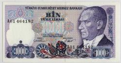7.EMİSYON NADİR A01 SERİSİ 1000 LİRA ÇİL KONDİSYONDA