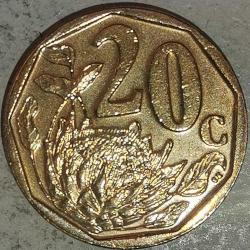 GÜNEY AFRİKA  2008  20  CENT