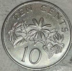 SİNGAPUR 1988  10  CENT