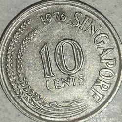 SİNGAPUR 1976  10  CENT