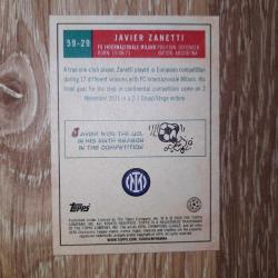 Javier Zanetti Topps Classic Kart