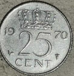 HOLLANDA 1970  25 CENT