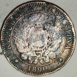ARJANTİN  1890   2 CENTAVOS