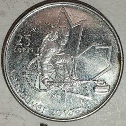 KANADA 2007  25  CENT   X Kış Paralimpik Oyunları, Vancouver 2010 - Tekerlekli Sandalye Körling