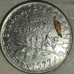 FRANSA 1987  1 FRANK