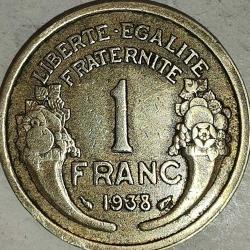 FRANSA 1938   1  FRANK