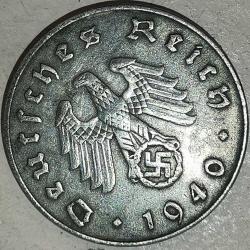 NAZİ ALMANYASI  1940 J  10 PFENNIG
