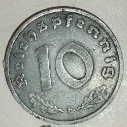 NAZİ ALMANYASI  1940 F  10 PFENNIG