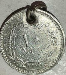 OSMANLI  SULTAN REŞAT 1327/8   10  PARA KULPLU
